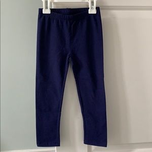 NWT Gymboree solid navy leggings